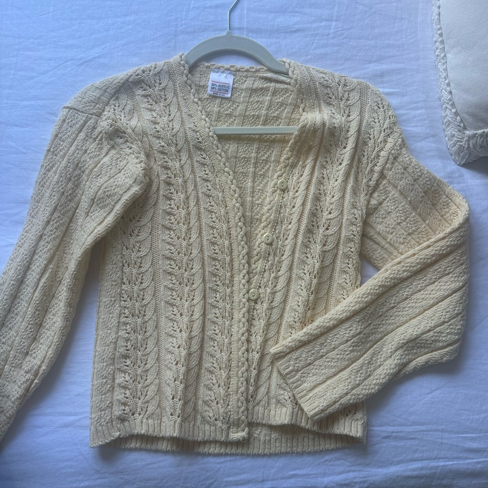 Butter Yellow Cardigan
